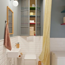 Badezimmer im skandinavischen Stil: die Auswahl an Farben, Oberflächen, Möbeln, Sanitär und Dekor-7