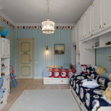 Kinderzimmer für zwei Jungen: Zoneneinteilung, Layout, Design, Dekoration, Möbel-2