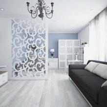 Appartement 40 m² m. - idées de design moderne, zonage, photo à l'intérieur-0
