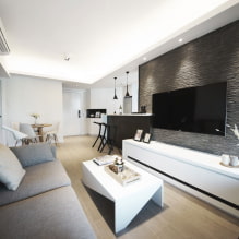 Apartamento design 50 sq. m. - fotos de interiores, layouts, estilos-0