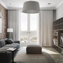 Apartamento design 50 sq. m. - fotos de interiores, layouts, estilos-4