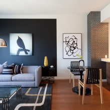 Дизайн на апартамент 38 кв.м м. - интериорни снимки, зониране, идеи за подреждане-0