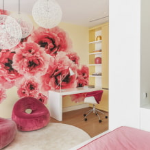 Chambre pour une adolescente: choix de couleur, style, idées de décoration, zonage, décoration-2