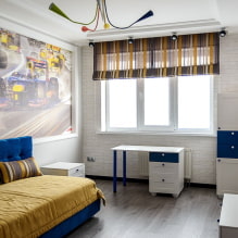 Intérieur de la chambre pour un adolescent: zonage, choix de couleur, style, mobilier et décoration-6