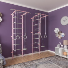 Chambre d'enfant lilas et violette: caractéristiques et conseils de conception-6