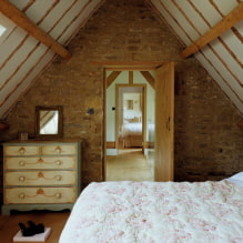 חדר שינה בעליית הגג: יעוד ומתווה, צבע, סגנונות, קישוט, ריהוט ווילונות -4