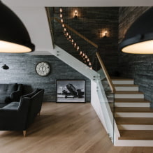 Appartements en duplex: agencements, idées d'aménagement, styles, conception d'escaliers-3