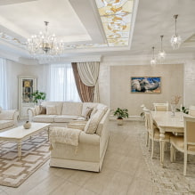 Ruang tamu dalam warna kuning air: pilihan kemasan, perabot, tekstil, gabungan dan gaya-2