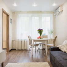 Ruang tamu dalam warna kuning air: pilihan kemasan, perabot, tekstil, gabungan dan gaya-5