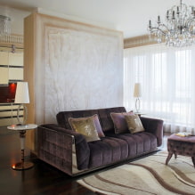 Phong cách Art Deco trong nội thất: lựa chọn màu sắc, hoàn thiện, nội thất, dệt may, ánh sáng và phụ kiện-5
