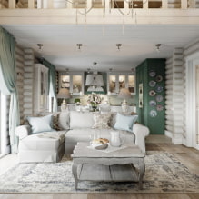 Obývací pokoj ve stylu Provence: designové prvky, příklady oprav-4