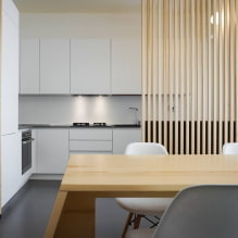 Dapur dalam gaya minimalism: ciri reka bentuk, pembaikan foto sebenar-3