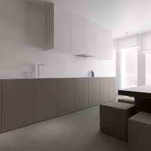 Kuchyně ve stylu minimalismu: designové prvky, skutečné opravy fotografií-4