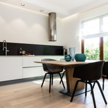 Kuchyne v štýle minimalizmu: dizajnové prvky, fotografie z reálnej opravy-6