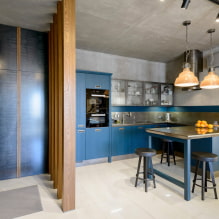 Sådan designes et køkken i loftstil - en detaljeret designguide-0