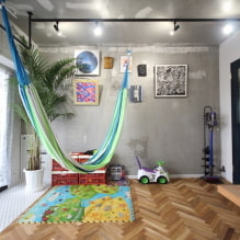 Pokój dziecinny w stylu loftu: cechy projektu, zdjęcia we wnętrzu pokoju-8