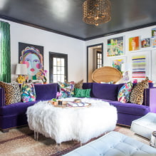 Eklektikus stílus a belső terekben: színek, bevonatok, bútorok, textíliák, világítás és dekor-6 választás