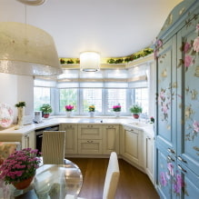 Virtuvė su įlankos langu: dizaino ypatybės, išdėstymo pavyzdžiai ir zonavimas-2