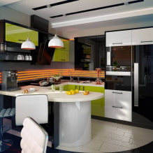 Secesná kuchyňa: dizajnové prvky, povrchová úprava a nábytok-8