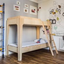 Habitació infantil per a dos nens: exemples de reparacions, zonificació, fotos a l’interior-0