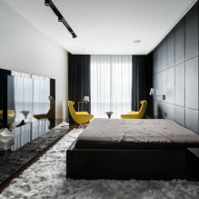 Diseño de dormitorio 17 sq. m- diseños, características de diseño-7