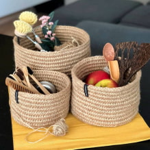 How to make a do-it-yourself crochet basket? -2