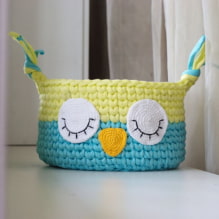 How to make a do-it-yourself crochet basket? -3
