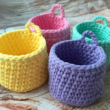 Como fazer uma cesta de crochê do tipo faça você mesmo? -5