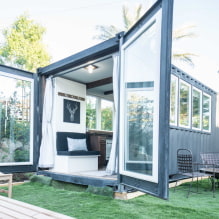 Houses from shipping containers: photos, pros and cons, design ideas-5