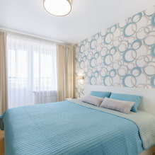 ห้องนอนในโทนสีฟ้า: คุณสมบัติการออกแบบการผสมสีแนวคิดการออกแบบ -6
