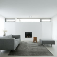 Phòng khách theo phong cách tối giản: mẹo thiết kế, hình ảnh trong nội thất-3