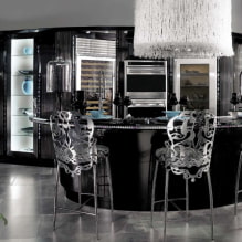 Virtuve Art Deco stilā: dizaina iezīmes, īsti dizaina-3 piemēri