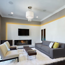 Jak uspořádat osvětlení v obývacím pokoji? Moderní řešení-1