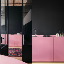 Rosa kjøkken: et utvalg bilder, vellykkede kombinasjoner og designideer-0