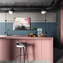 Pink Kitchen: una selección de fotos, combinaciones exitosas e ideas de diseño-3