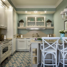 Nhà bếp theo phong cách Provence: thiết kế đặc trưng, ​​hình ảnh thực tế trong nội thất-3