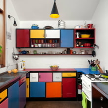 מה עדיף לבחור את צבע המטבח? טיפים, רעיונות ותמונות של מעצב. -7