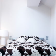 Dormitor alb: fotografii în interior, exemple de design-2