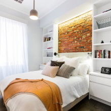 Phòng ngủ màu trắng: hình ảnh trong nội thất, ví dụ về thiết kế-7