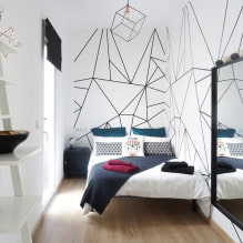 Phòng ngủ hẹp: hình ảnh trong nội thất, ví dụ về cách bố trí, cách sắp xếp giường-1