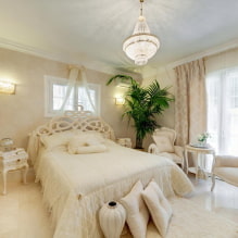 Bedroom in beige tones: photos in the interior, combinations, examples with bright accents-4