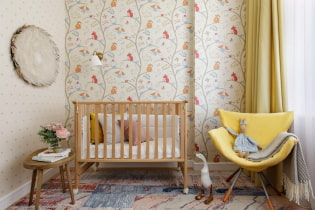Chambre d'enfant pour un nouveau-né: idées de décoration intérieure, photo