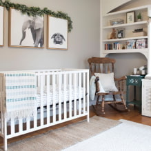 Дечија соба за новорођенче: идеје о ентеријеру, фотографија-4