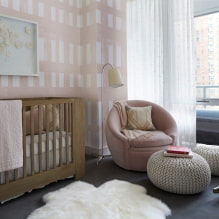 Cameră pentru copii pentru un nou-născut: idei de design interior, foto-5