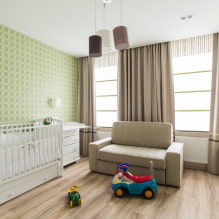 Camera pentru copii pentru un nou-născut: idei pentru amenajarea interiorului, foto-7