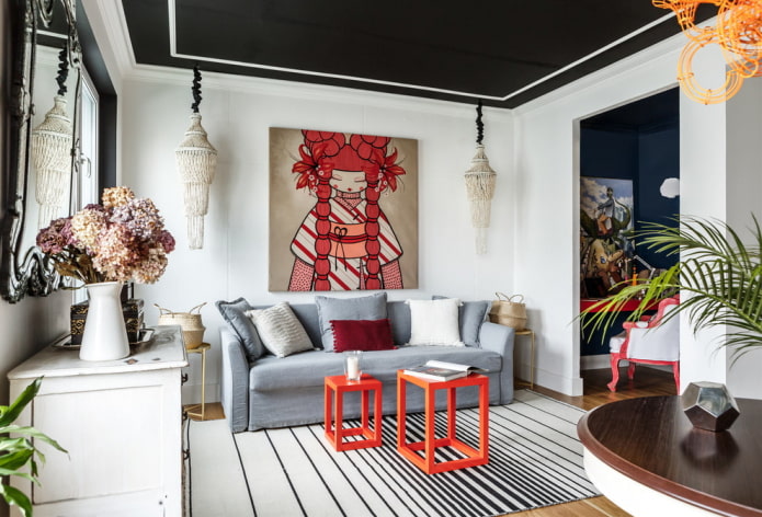 Fúzní styl v interiéru bytu: fotografie, designové prvky