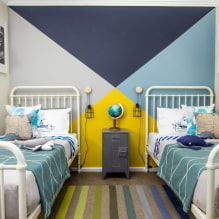 Children's room in a marine style: photos, examples for a boy and a girl-8