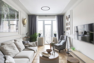 Dnevna soba u sivim bojama: kombinacije, savjeti za dizajn, primjeri u unutrašnjosti