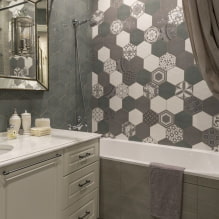 Salle de bain grise: caractéristiques de conception, photos, la meilleure combinaison-7
