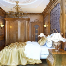 Art Nouveau yatak odası: fotoğraflar, örnekler ve tasarım özellikleri-5